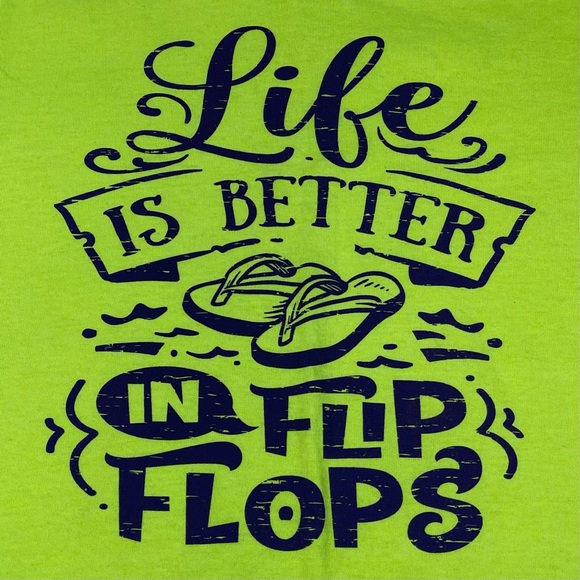 Delta Pro Weight size medium neon yellow/green shirt with funny quote NWOT - Picture 2 of 6